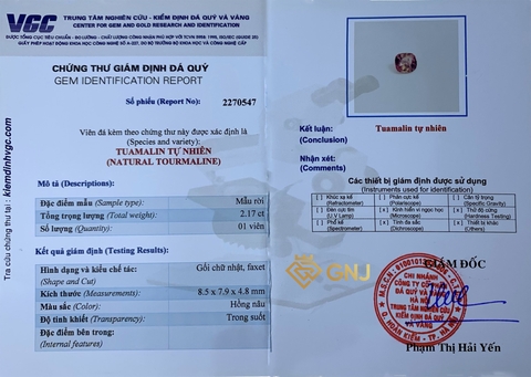 Đá Tourmaline Hồng Nâu