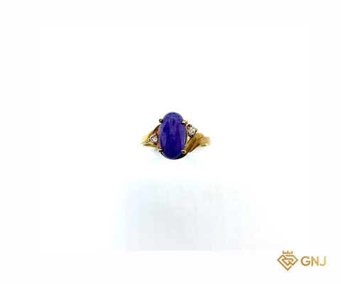 Nhẫn Sapphire Xanh Thiên Nhiên Bạc 925 - GNJ