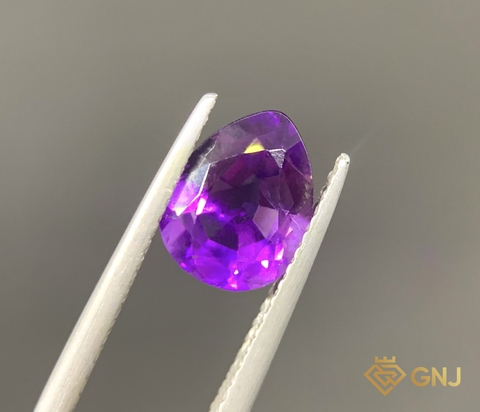 Amethyst Tự Nhiên Tím Nhạt 1.6ct - Facet - GNJ
