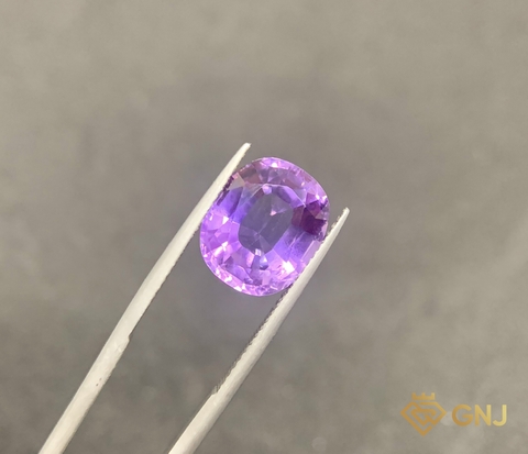 Amethyst Tự Nhiên Tím Nhạt 6.2ct - Facet - GNJ