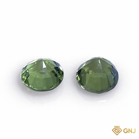 Cặp đá peridot tự nhiên 1,63ct (2 viên) - GNJ