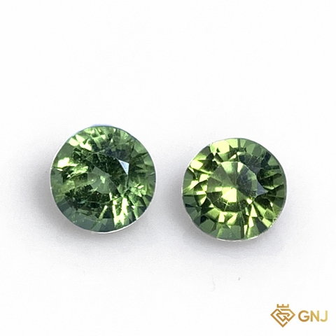 Cặp đá peridot tự nhiên 1,6ct (2 viên) - GNJ