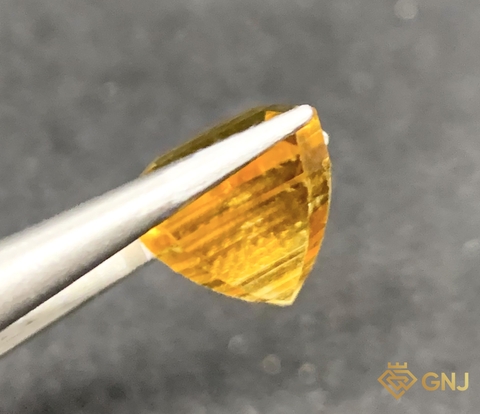 Citrine Tự Nhiên Vàng 6ct - Facet - GNJ