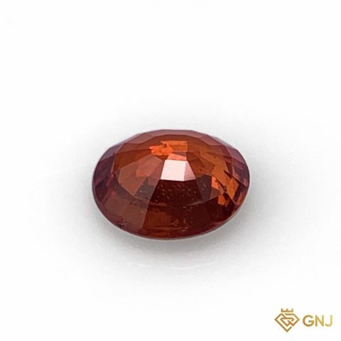 Đá sapphire đỏ cam tự nhiên 1,08ct - GNJ