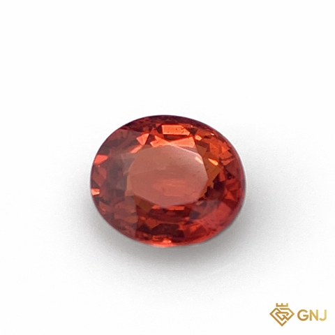 Đá sapphire đỏ cam tự nhiên 1,08ct - GNJ