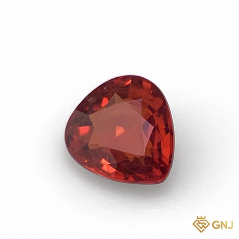 Đá sapphire đỏ cam tự nhiên 1,45ct - GNJ