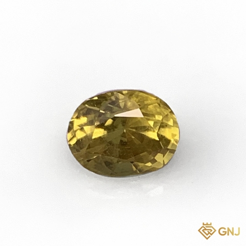 Đá sapphire vàng chanh tự nhiên 0,88ct - GNJ