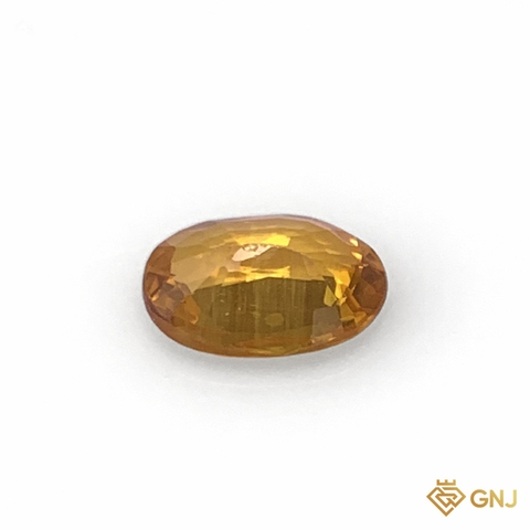 Đá sapphire vàng mật ong tự nhiên 0,66ct - GNJ