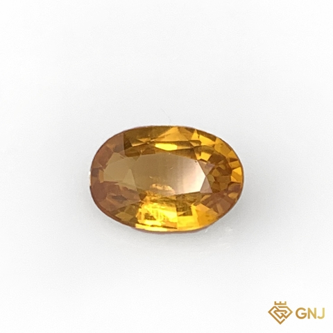 Đá sapphire vàng mật ong tự nhiên 0,66ct - GNJ