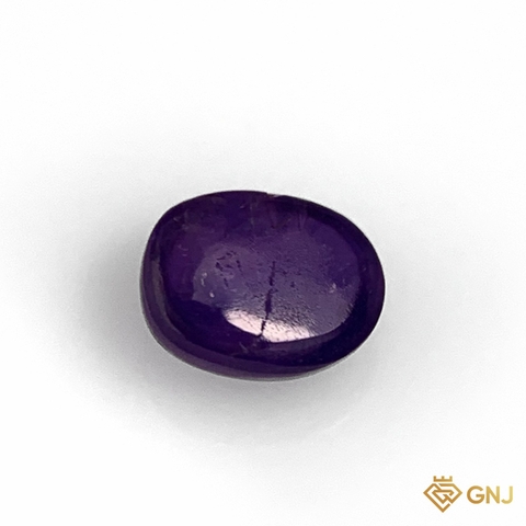 Đá sapphire xanh dương phớt tím tự nhiên 0,81ct - GNJ