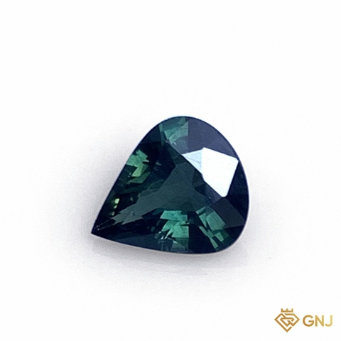Đá sapphire xanh lá tự nhiên 0,64ct - GNJ
