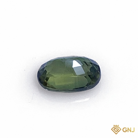 Đá sapphire xanh lá tự nhiên 0,72ct - GNJ