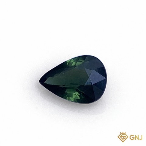Đá sapphire xanh lá tự nhiên 0,74ct - GNJ