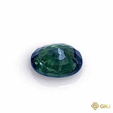 Đá sapphire xanh lá tự nhiên 0,88ct - GNJ