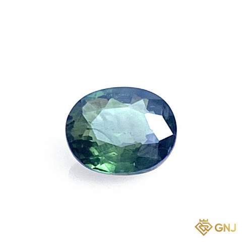 Đá sapphire xanh lá tự nhiên 0,89ct - GNJ