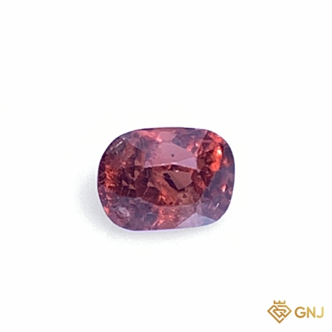 Đá spinel đỏ cam tự nhiên 0,42ct - GNJ