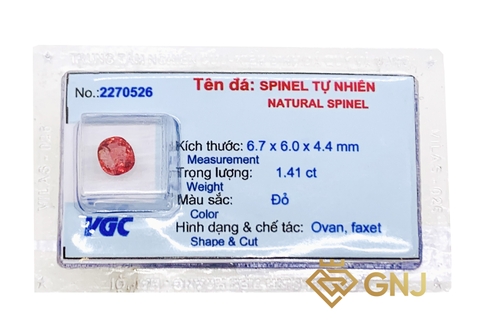 Viên đá spinel đỏ
