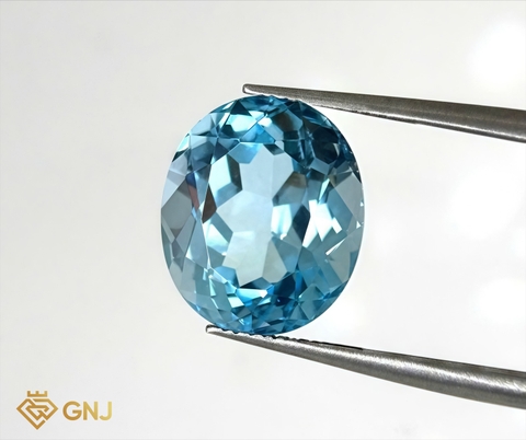 Đá Topaz Xanh Tự Nhiên 11.4ct - GNJ