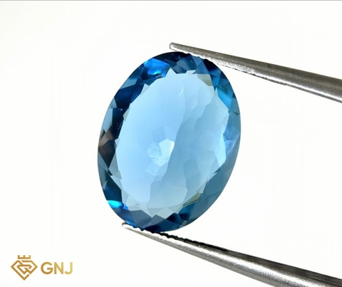 Đá Topaz Xanh Tự Nhiên Xanh Dương 10.7ct - GNJ