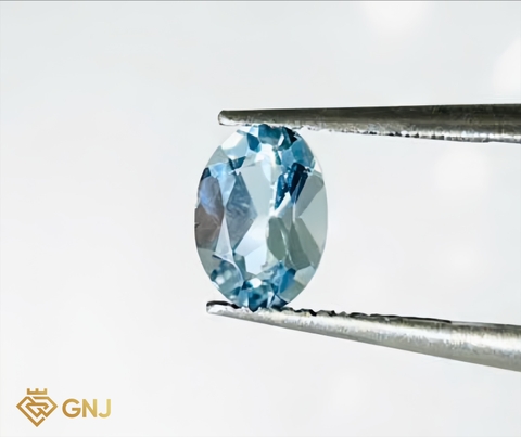 Đá Topaz Xanh Tự Nhiên 0.55ct - GNJ