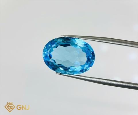 Đá Topaz Xanh Tự Nhiên 18.85ct - GNJ