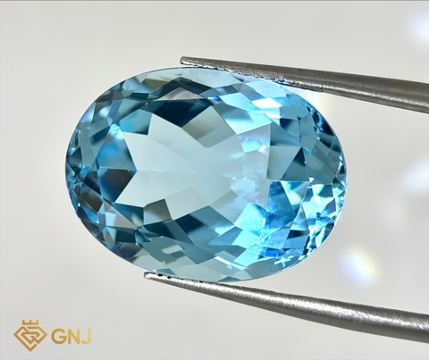 Đá Topaz Xanh Tự Nhiên 23.05ct - GNJ