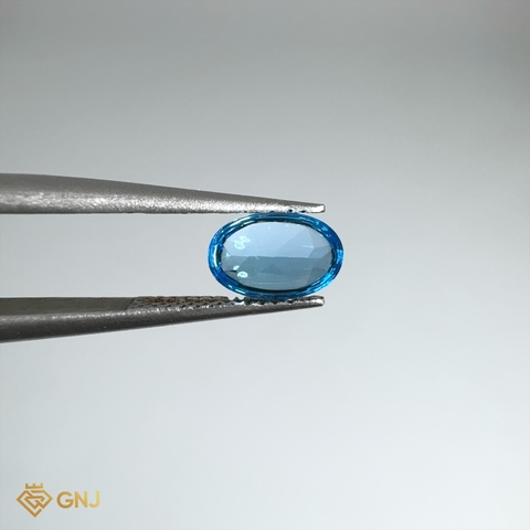Đá Topaz Xanh Tự Nhiên Xanh Dương 1.05ct - GNJ