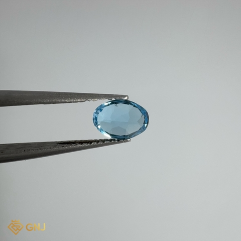 Đá Topaz Xanh Tự Nhiên 1.1ct — 7.2x5.1mm - GNJ