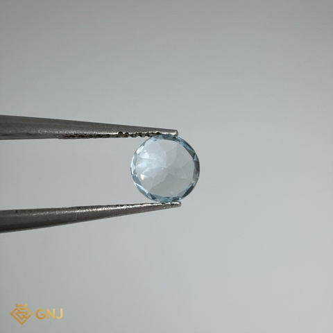 Đá Topaz Xanh Tự Nhiên 0.95ct — 5.8x5.8mm - GNJ