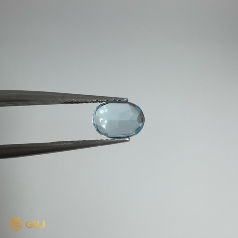 Đá Topaz Xanh Tự Nhiên 1.1ct — 7.0x5.1mm - GNJ
