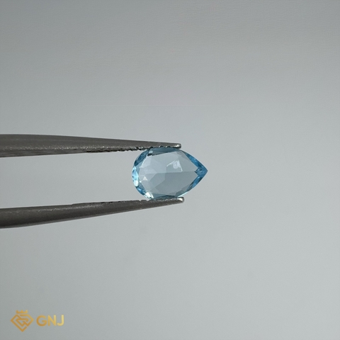 Đá Topaz Xanh Tự Nhiên 0.75ct — 7.1x5.1mm - GNJ