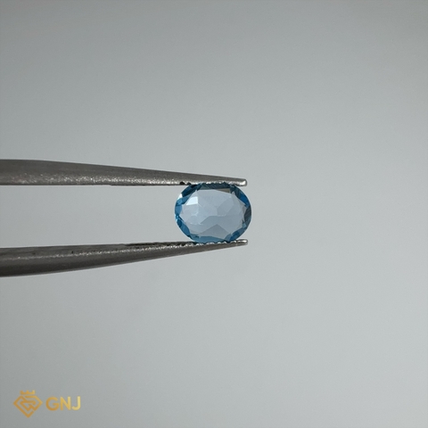 Đá Topaz Xanh Tự Nhiên 0.75ct — 5.9x4.9mm - GNJ