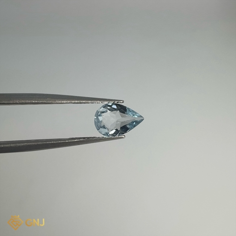 Đá Topaz Xanh Tự Nhiên 0.9ct — 9.2x6.1mm - GNJ