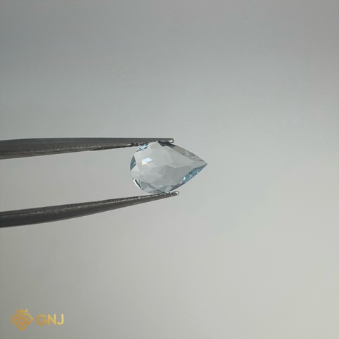 Đá Topaz Xanh Tự Nhiên 0.9ct — 9.2x6.1mm - GNJ