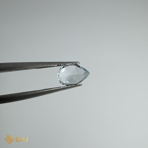 Đá Topaz Xanh Tự Nhiên 0.95ct — 7.3x5.2mm - GNJ