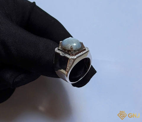 Nhẫn nam đá Sapphire tự nhiên