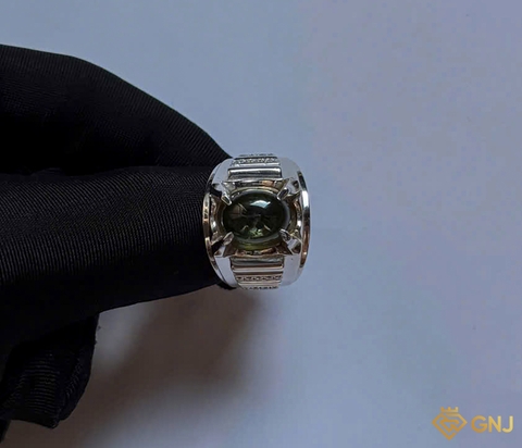 Nhẫn nam đá Sapphire tự nhiên