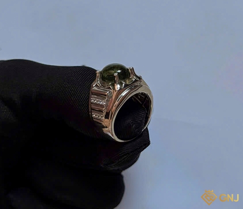 Nhẫn nam đá Sapphire tự nhiên