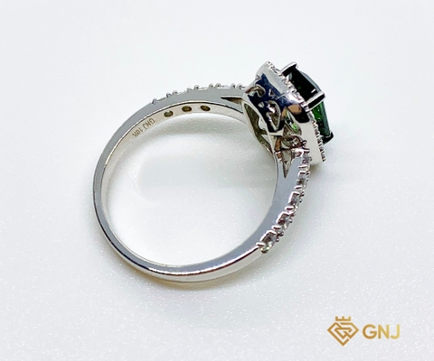 Nhẫn Tourmaline Xanh Phú Quý - GNJ