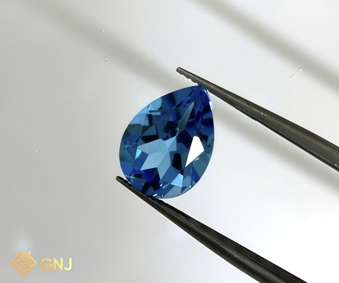 Đá Topaz Xanh Tự Nhiên 6.6ct - GNJ