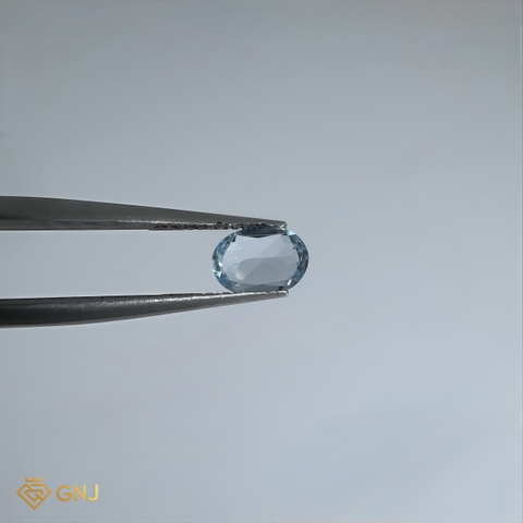Đá Topaz Xanh Tự Nhiên 0.95ct — 7.0x5.1mm - GNJ
