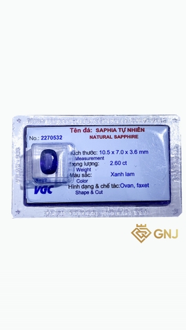 Đá Sapphire Xanh Lục Yên - GNJ