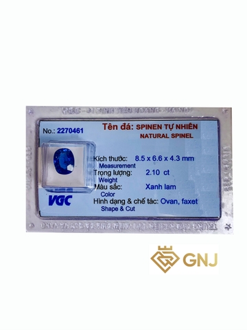 Spinel Cobalt Blue Lục Yên - GNJ