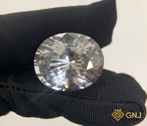 Đá Topaz Tự Nhiên Trắng 38ct - GNJ