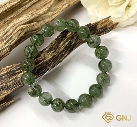 Vòng tay thạch anh tóc xanh