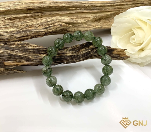 Vòng tay thạch anh tóc xanh