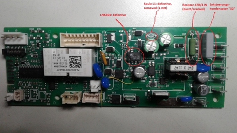 Bảng mạch Nguồn máy pha cà phê DeLonghi Power Board ECAM 21/22