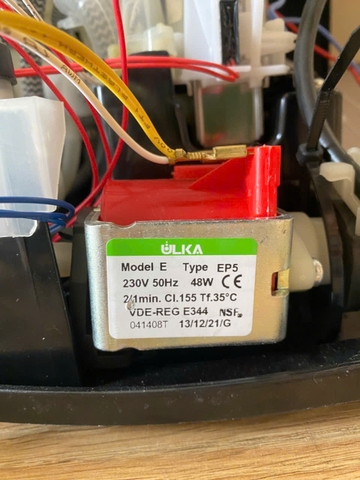 KRUPS 8080008733 ULKA EP 5 Automatic Coffee Machine Water Pump 230V 50Hz 48W