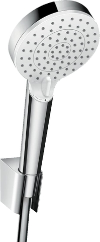 Bộ Bát sen + dây sen và giá treo Hansgrohe Crometta Shower holder set 100 Vario EcoSmart 26693400