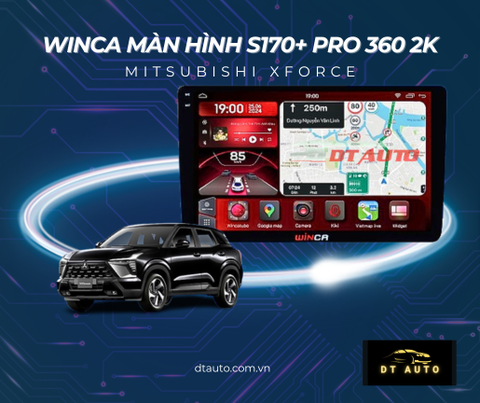 MÀN HÌNH ANDROID WINCA S170+ PRO 360 QLED 2K trên Mitsubishi Xforce